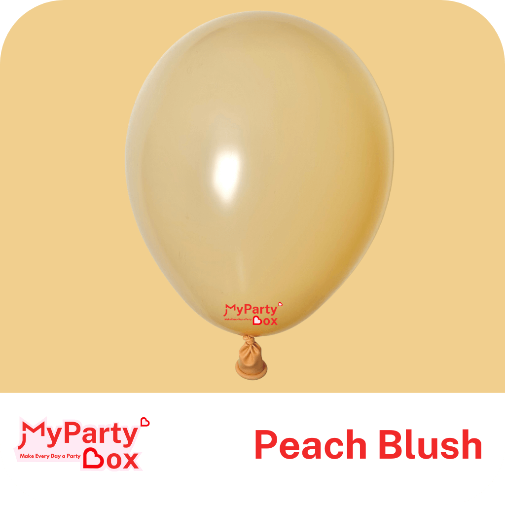 18"(45cm) Fashion Blush Peach Large Latex Balloon