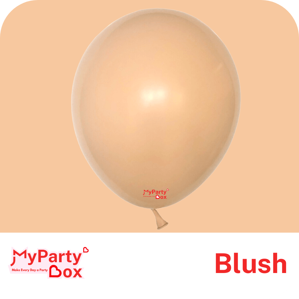 5" (12cm) Fashion Blush Mini Latex Balloon