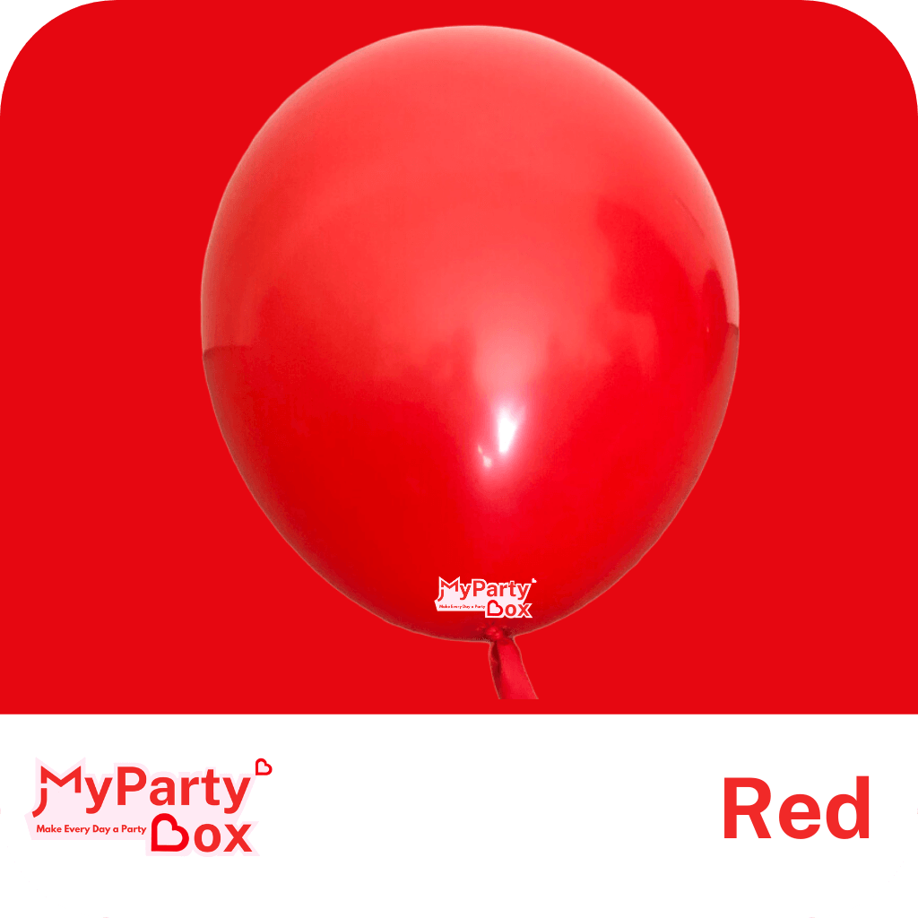 16" (40cm) Standard Red Latex Balloon