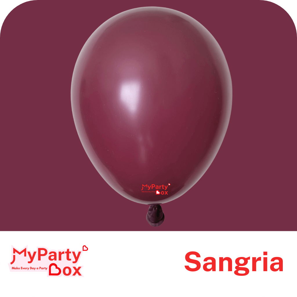 11"(28cm) Fashion Sangria Regular Latex Balloon