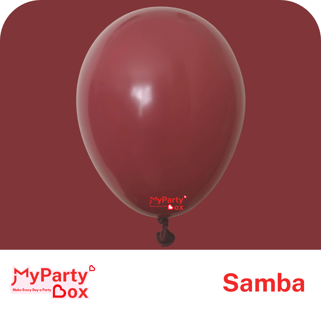 5"(12cm) Fashion Samba Mini Latex Balloon