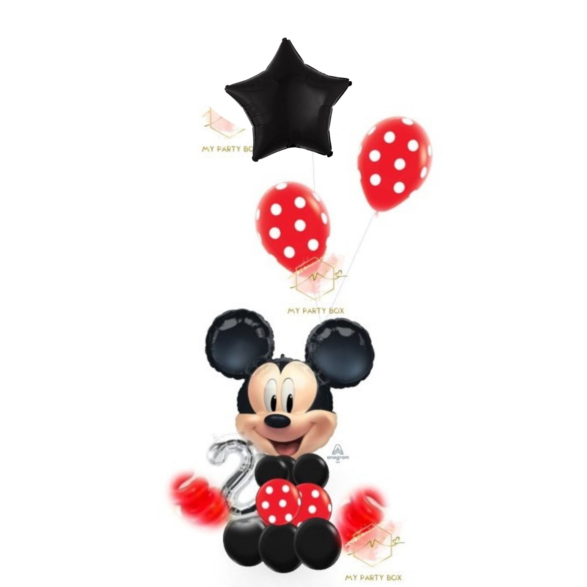 My Party Box Mickey Mouse Balloon Bouquet