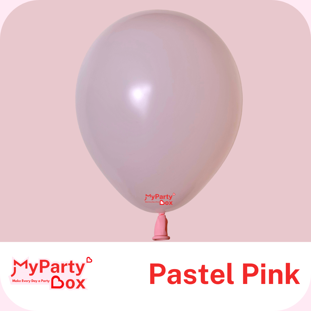 5" (12cm) Pastel Matte Pink Mini Latex Balloon