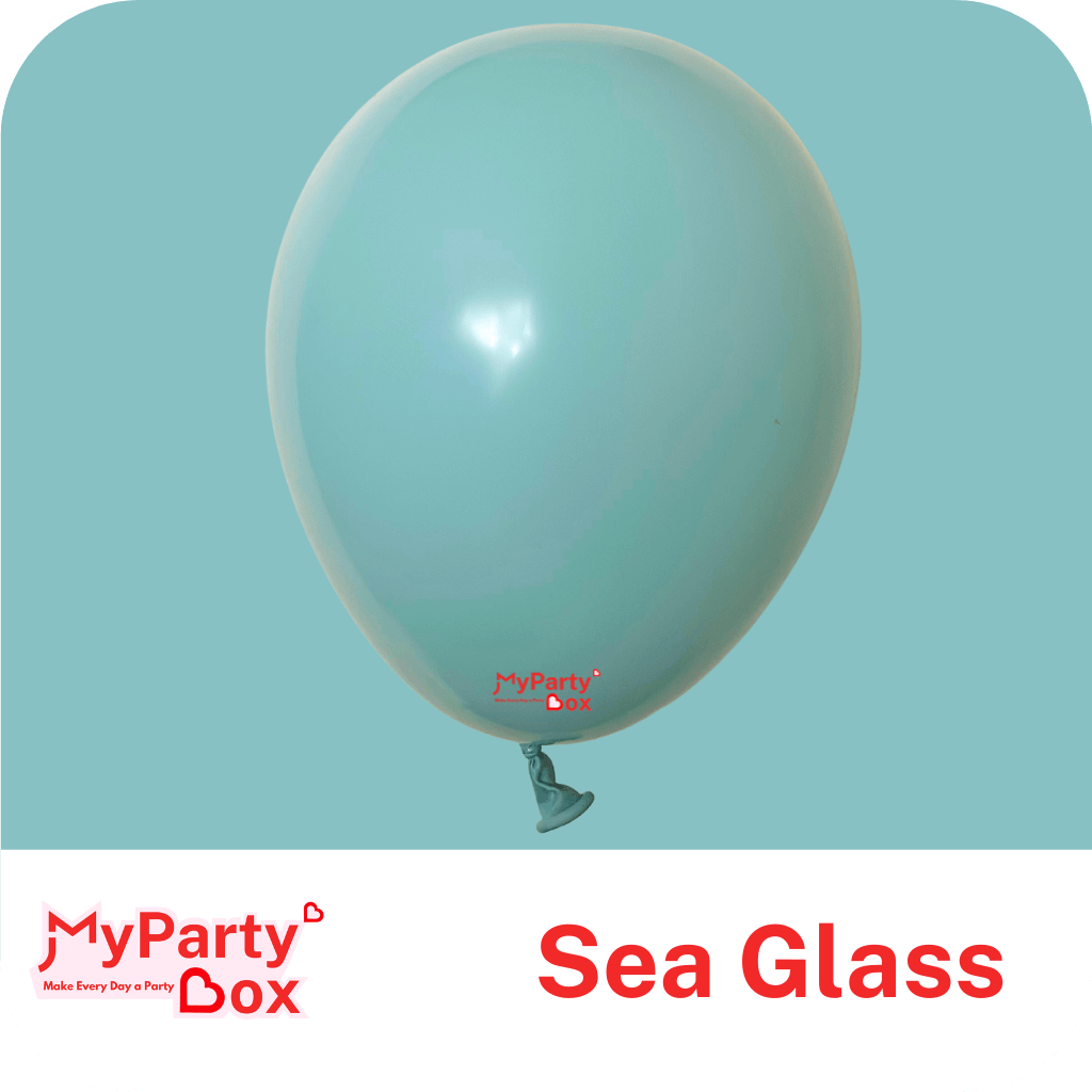 11"(28cm) Fashion Sea Glass Regular Latex Balloon