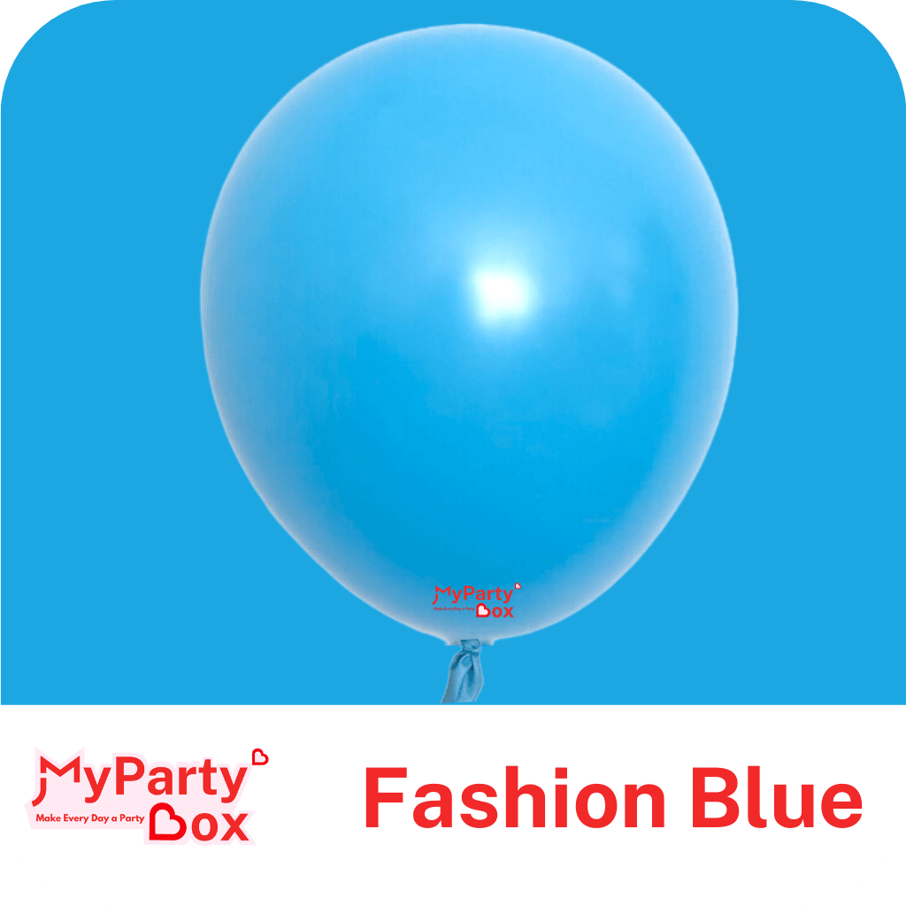 12" (30cm) Fashion Blue Latex Balloon