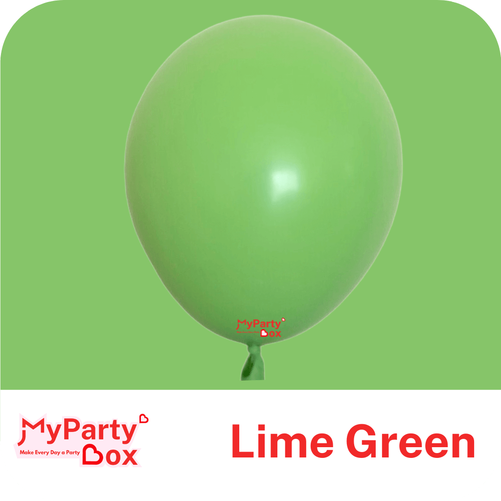 11" (28cm) Fashion Lime Green Latex Balloon