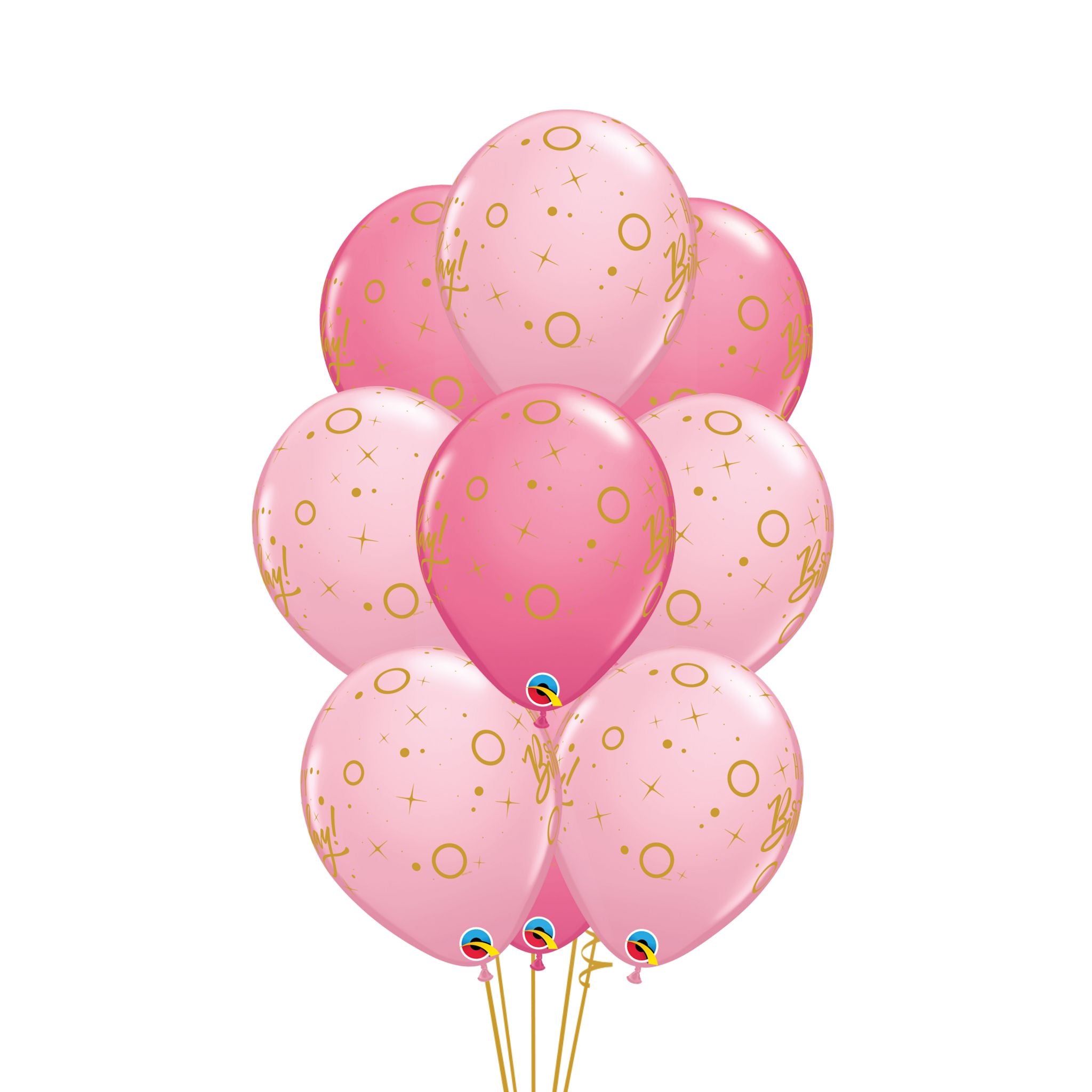 9 Latex Balloon Bouquet