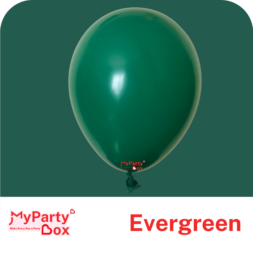 5"(12cm) Fashion Evergreen Mini Latex Balloon