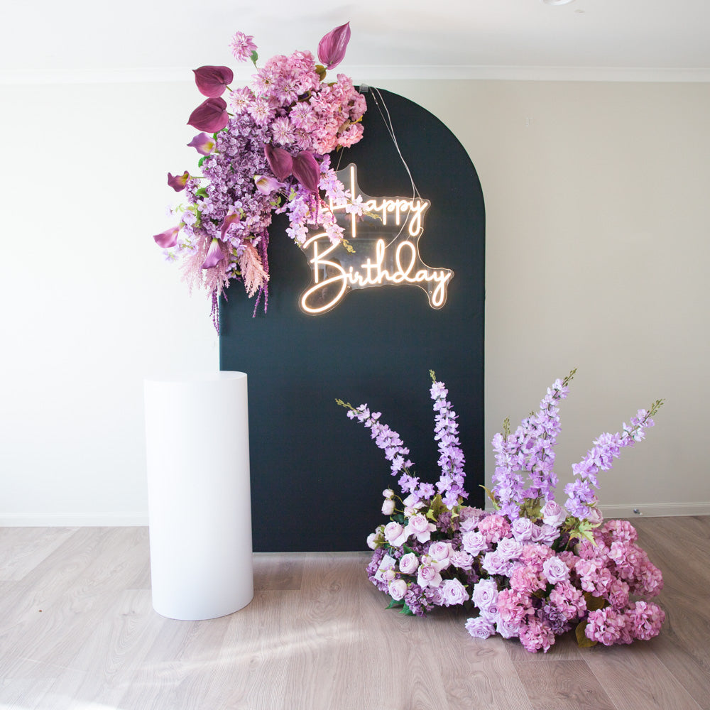 Purple & Pink Floral Arrangement Combo