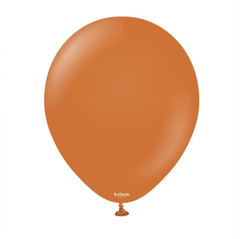 Kalisan Caramel Brown Regular Latex Balloon