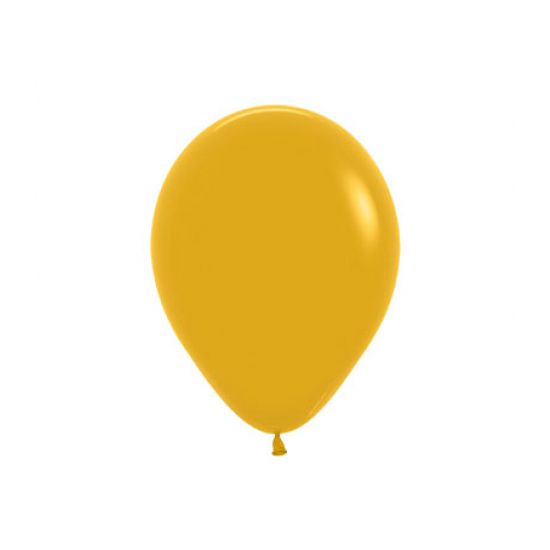 Sempertex 5" 12cm Mustard Mini Latex Balloon
