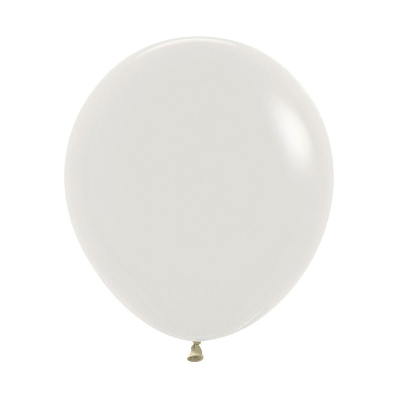 18" (45cm) Pastel Dusk Cream Large Latex Balloon