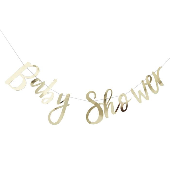 Ginger Ray Gold Baby Shower Garland 