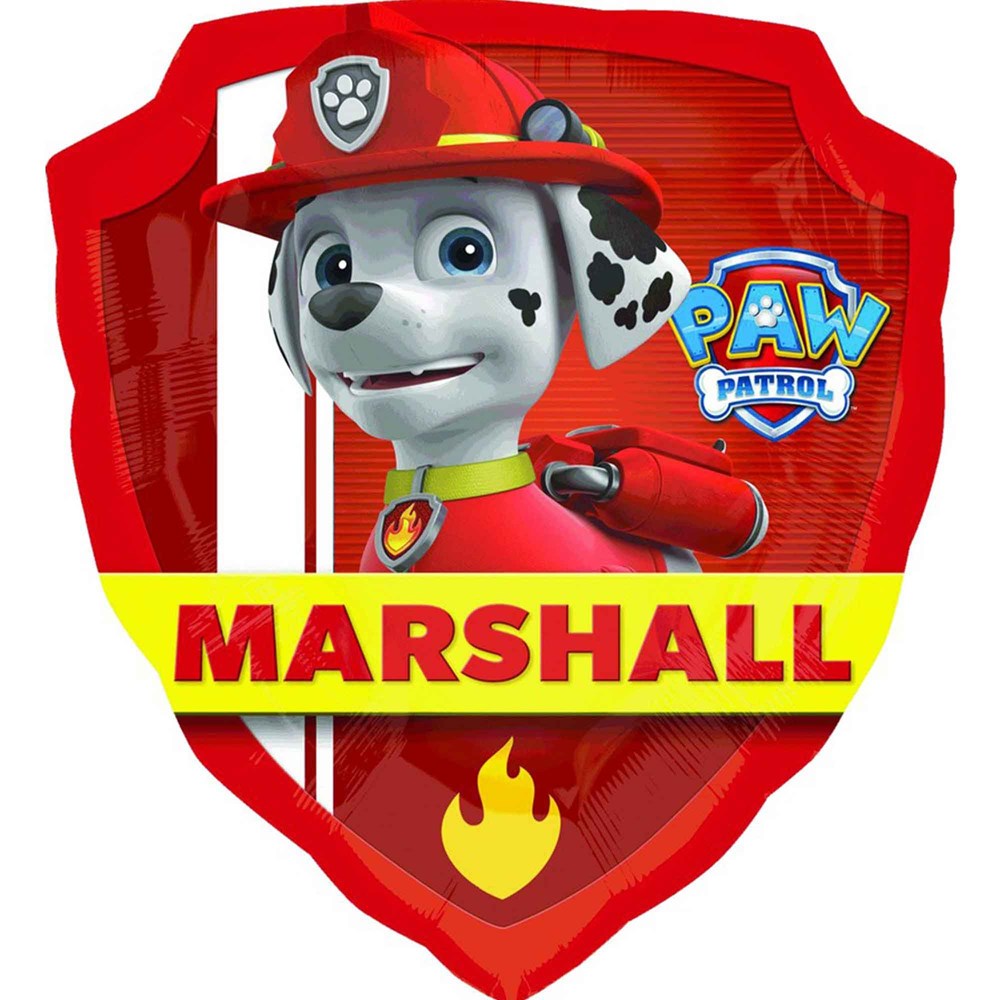 Anagram Paw Patrol Two-Sided Super Shape Foil Balloon