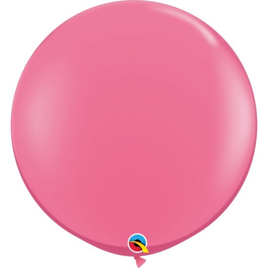Qualatex 3ft (90cm) Fashion Rose  Super Jumbo Round Latex Balloon