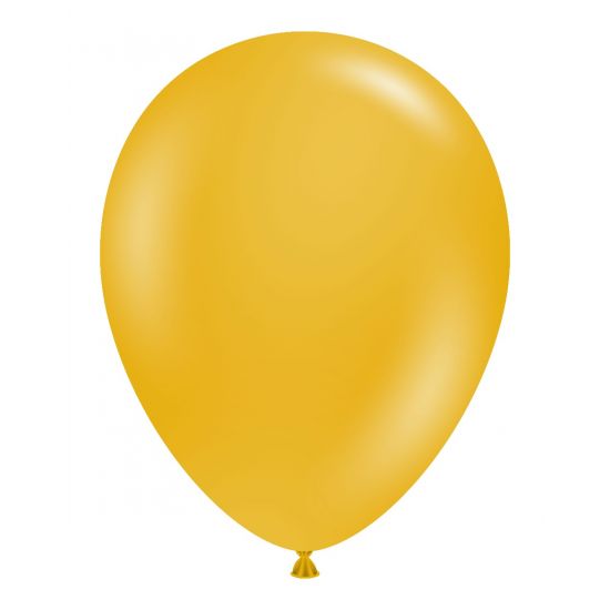 Tuftex Mustard Large Latex Balloon