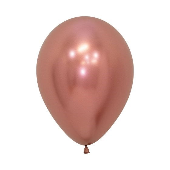 Sempertex 5" 12cm Reflex Rose Gold Mini Latex Balloon