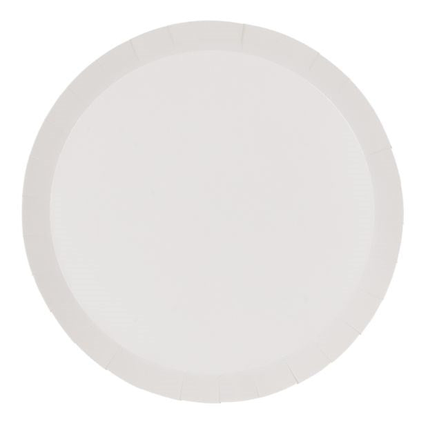 23cm (9") Classic White Paper Dinner Plate (PK10)