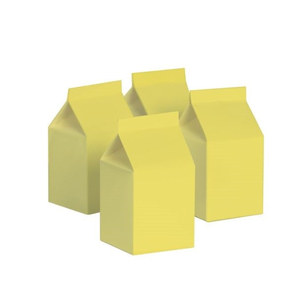 Classic Pastel Yellow Paper Milk Box (PK10)