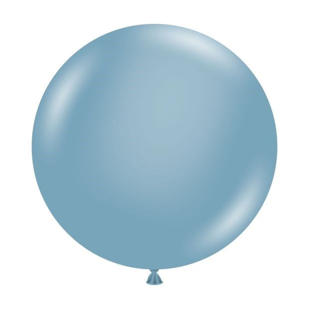 3ft (90cm) Fashion Blue Slate Super Jumbo Latex Balloon