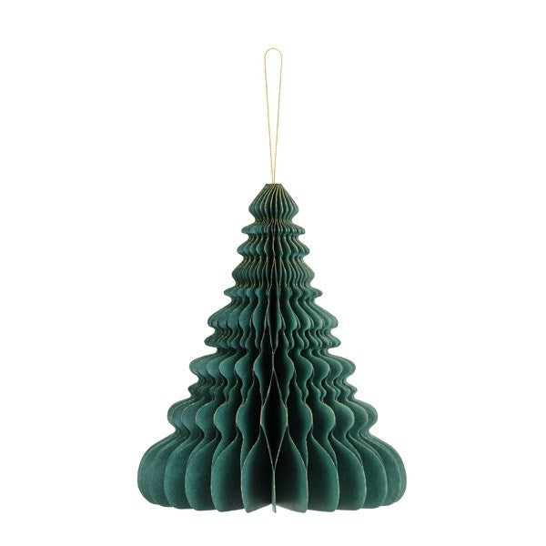 Christmas Tree Paper Honeycomb Ornament - 24CM