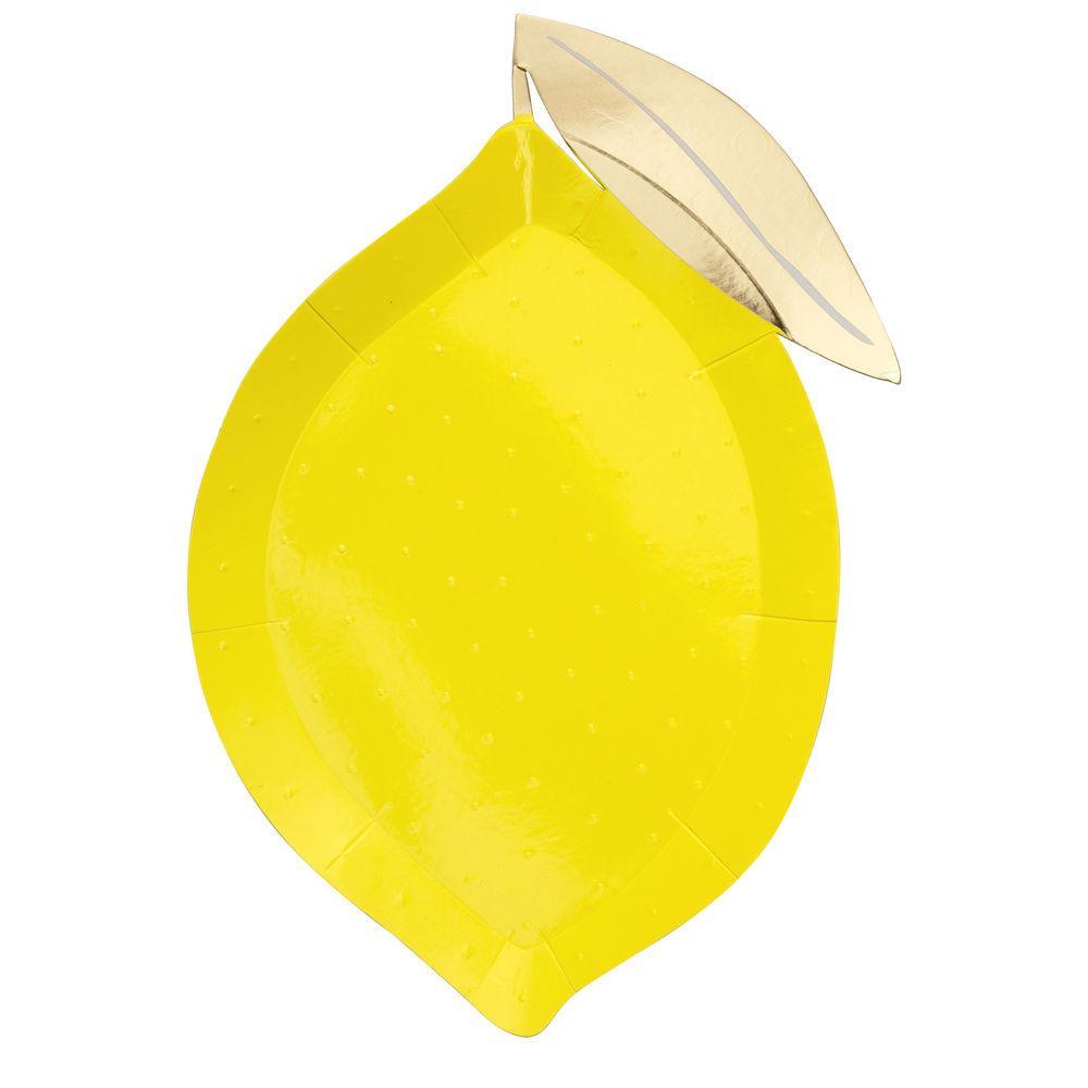 MeriMeri Lemon Plates PK8