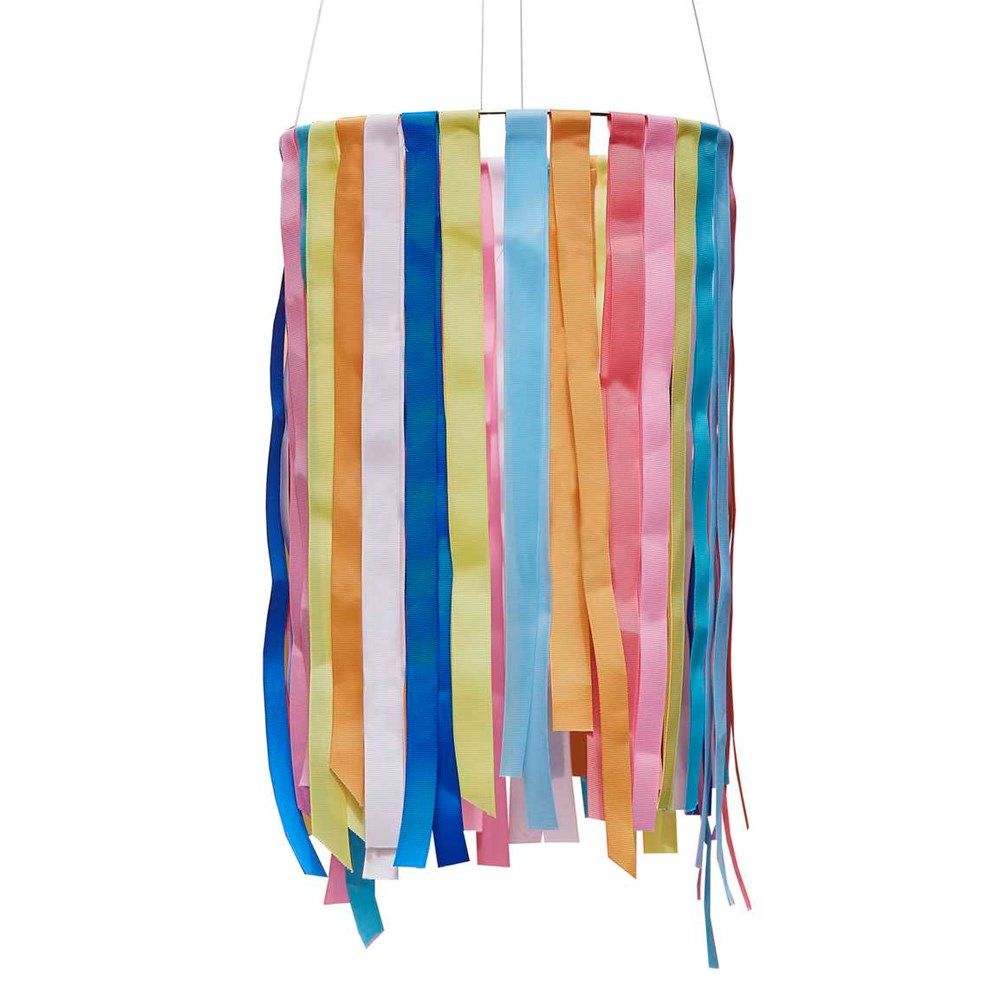 Ginger Ray Mix It Up Bright Color Hanging Ribbon Hoop