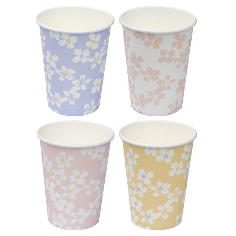 Ginger Ray Hello Spring Floral Paper Cups (PK8)