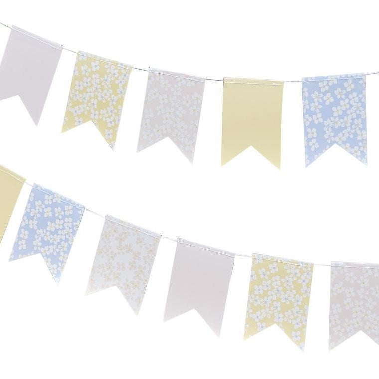 Ginger Ray Hello Spring Floral Flag Party Bunting