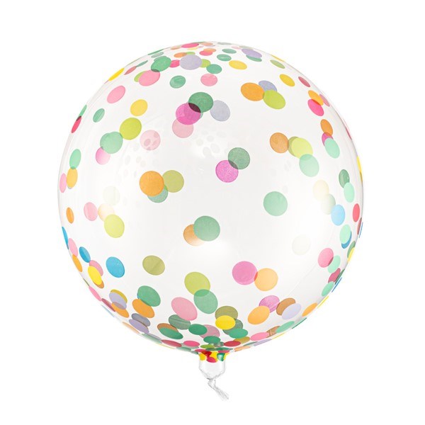 Orbz Balloon with dots - Rainbow Color