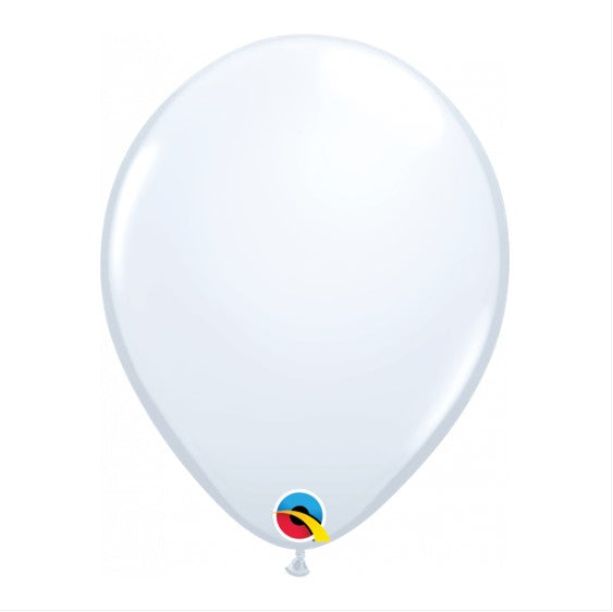 Qualatex White Large Latex Balloon