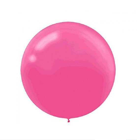 24f" 60cm Bright Pink Jumbo Latex Balloon 