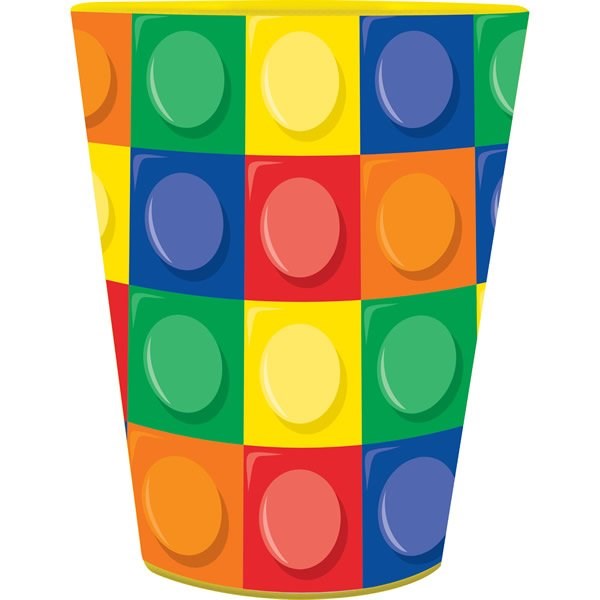 Amscan Lego Block Party Keepsake Plastic Souvenir Favor Cup