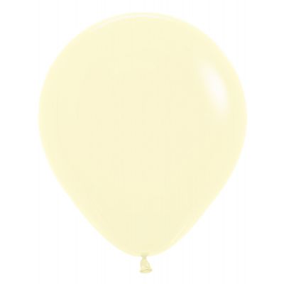 Sempertex Pastel Yellow Large Latex Balloon