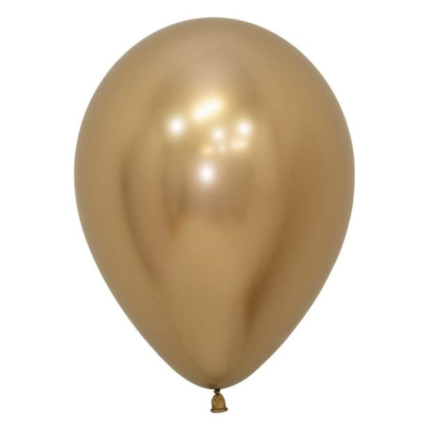 Sempertex Reflex Gold  Regular Latex Balloon