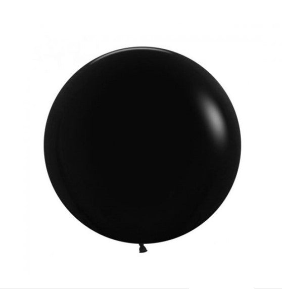 Sempertex 24" 60cm Fashion Black Jumbo Latex Balloon