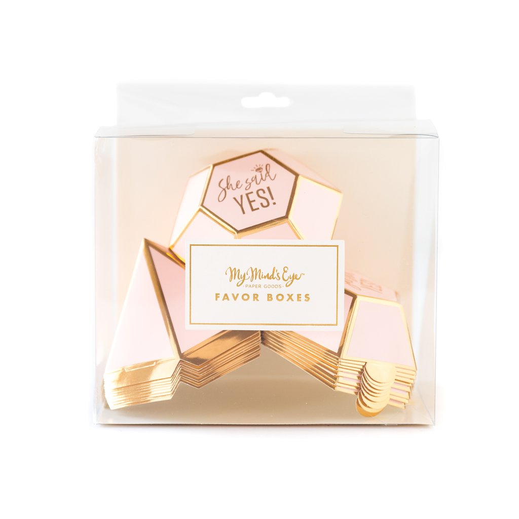 My Mind's Eye Bride To Be favor Boxes in Package