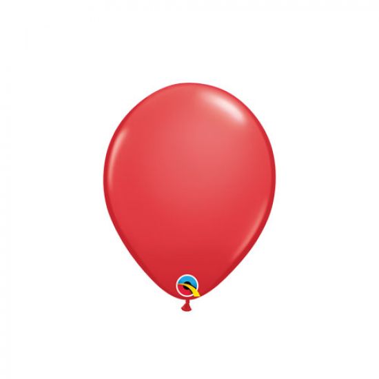 Qualatex 5" 12cm Standard Red Mini Latex Balloon
