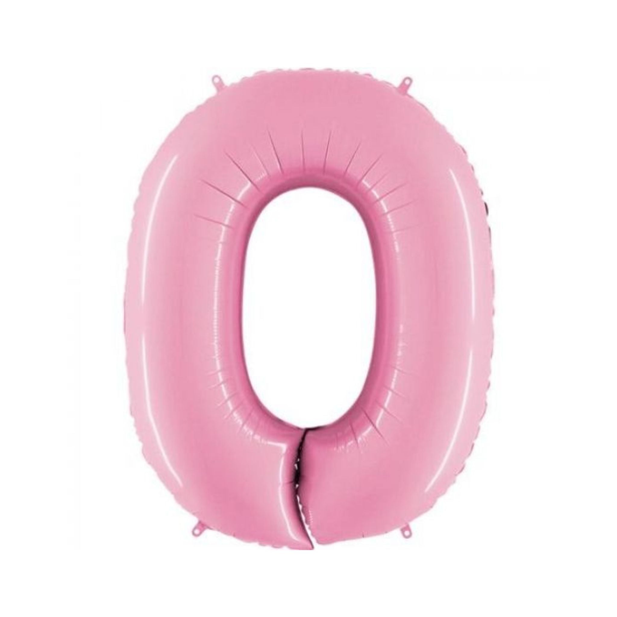 Pastel Pink Foil Number Balloon