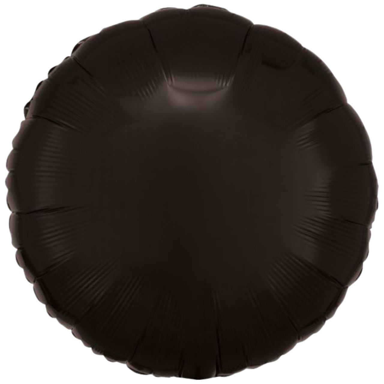 18" (45cm) Black Round Foil Balloon