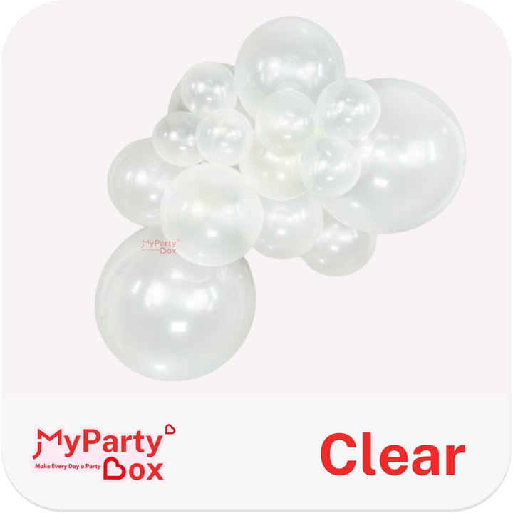 Sempertex Clear Latex Balloon Cluster