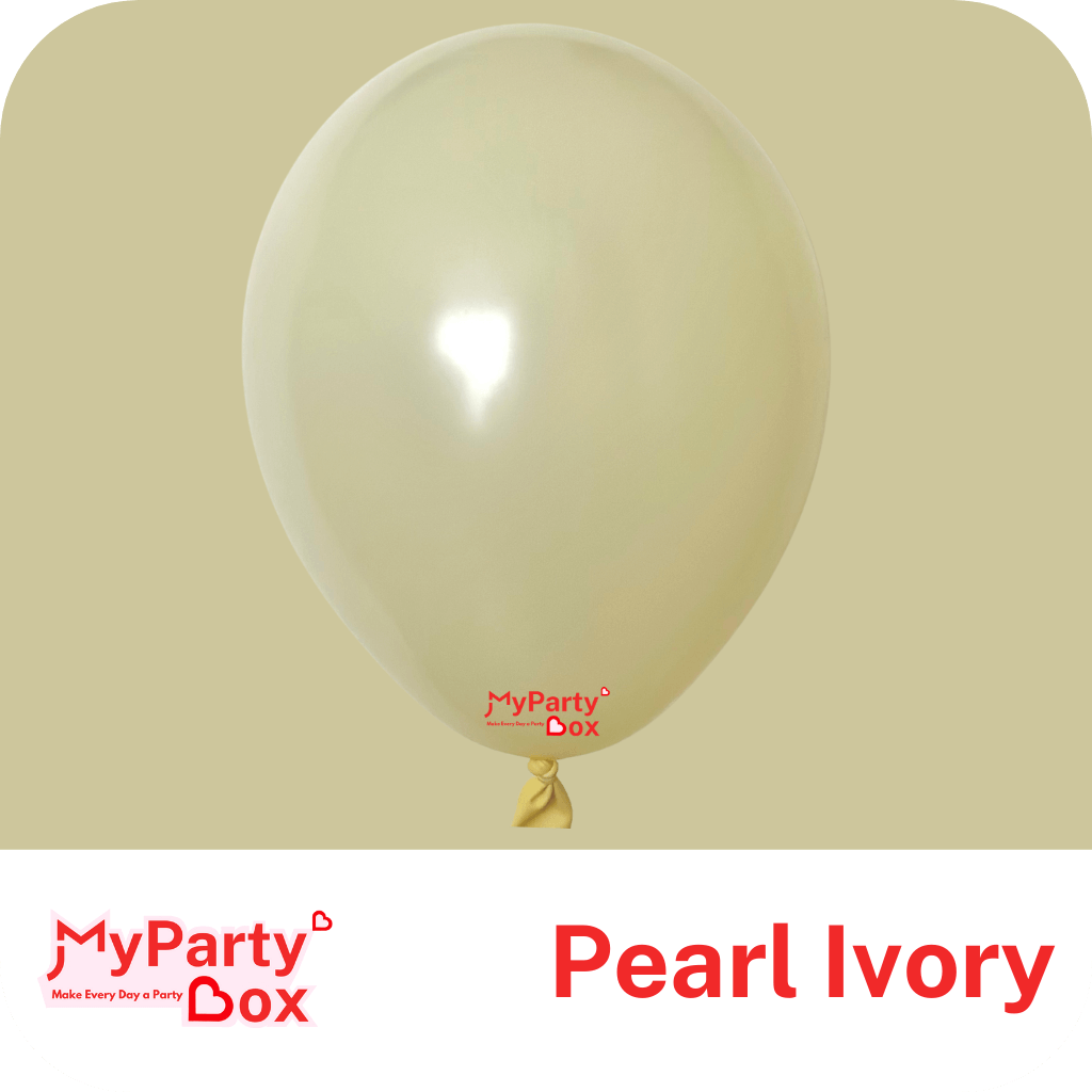 11"(28cm) Pearl Ivory Regular Latex Balloon