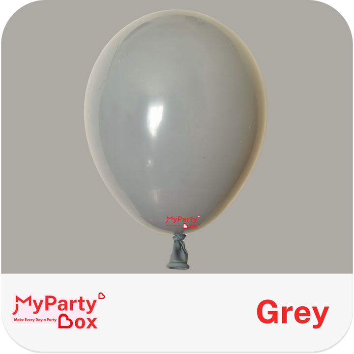 Sempertex Grey Latex Balloon Color Chart
