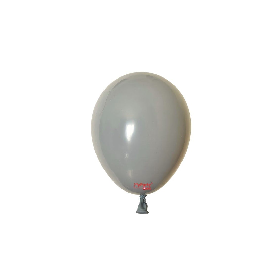 Sempertex Grey Latex Balloon Mini Size 5"(12cm)