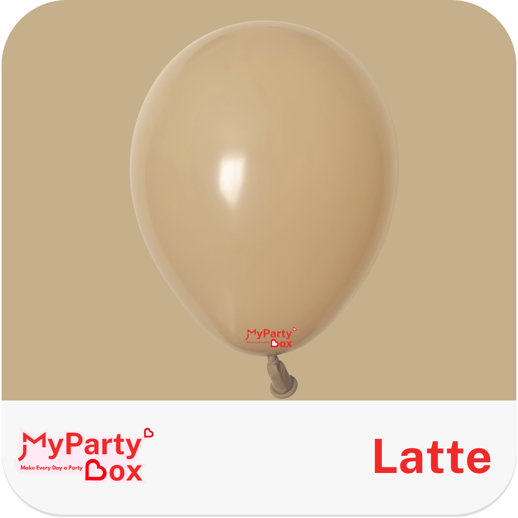 Sempertex Latte Balloon Color Chart