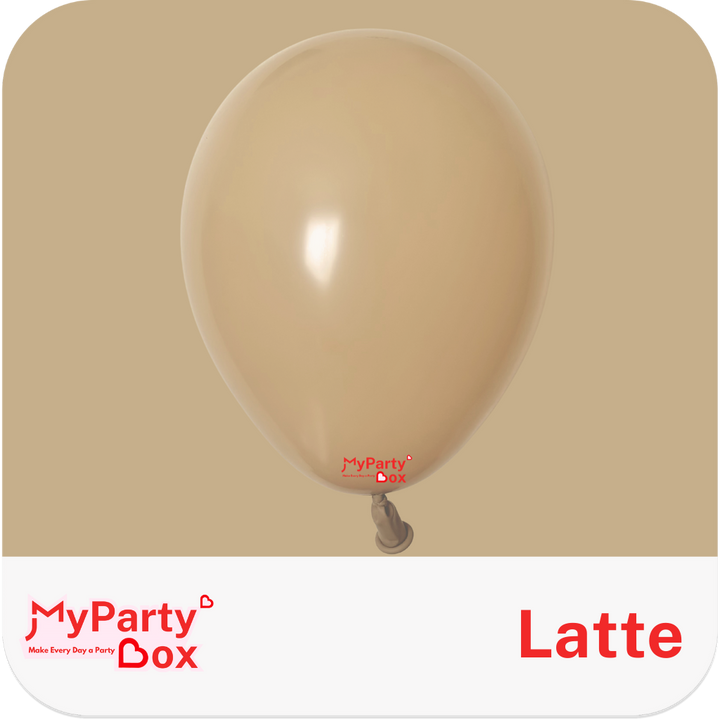 Sempertex Latte Balloon Color Chart
