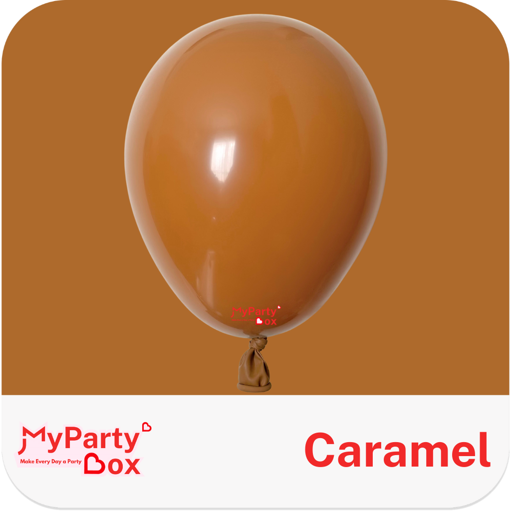 Kalisan Caramel Latex Balloon Color Chart