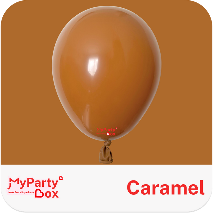 Kalisan Caramel Latex Balloon Color Chart