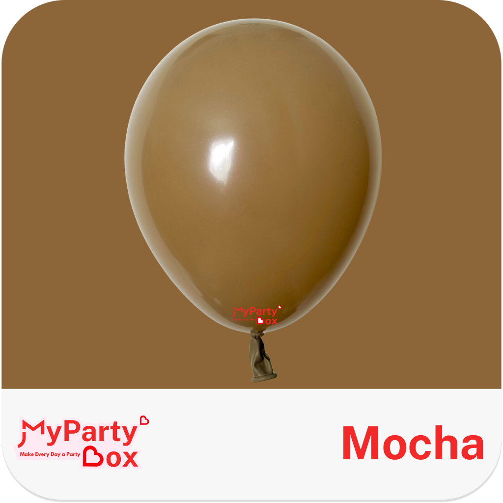 Sempertex Mocha Latex Balloon Color Chart