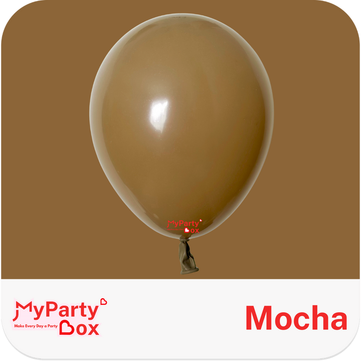 Sempertex Mocha Latex Balloon Color Chart